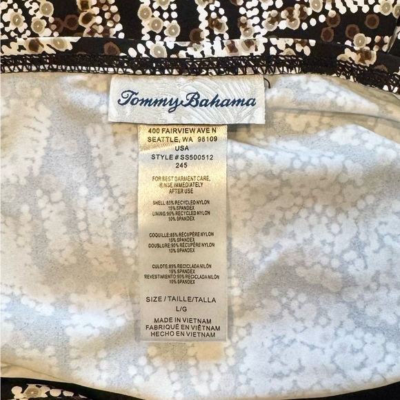 Tommy Bahama High Neck Spa Dress EUC - Picture 5 of 8